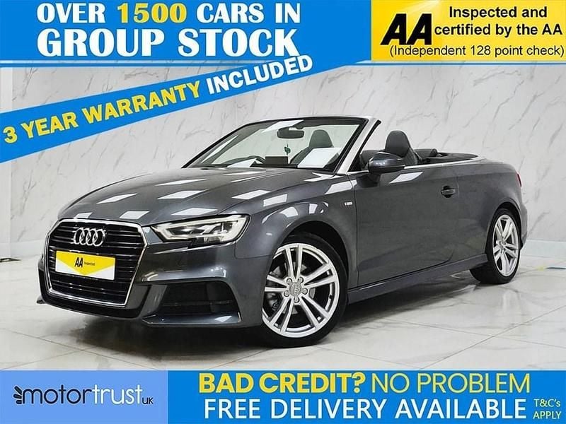 Used Audi A3 Cabriolet S-Line 150 HP (110 kW) 2016 Grey Cabriolet