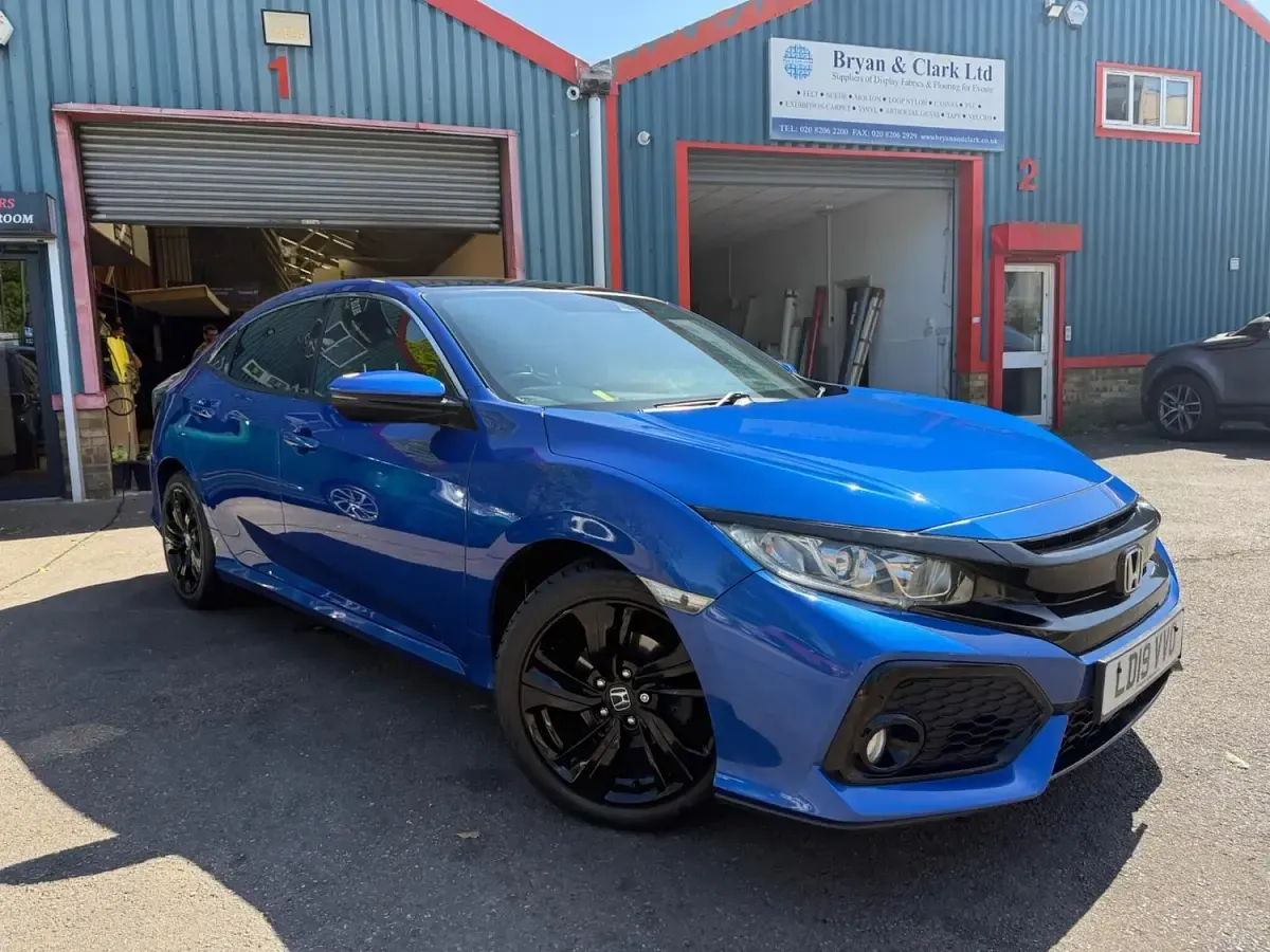 Used Honda Civic EX 2019 Blue Hatchback