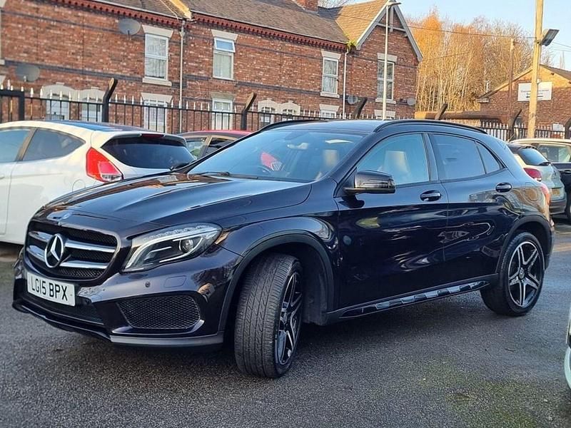 Used Mercedes GLA220 AMG line 170 HP (125 kW) 2015 Purple SUV