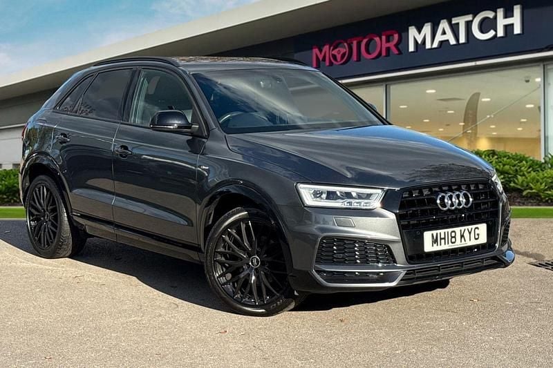 Grey Used 2018 Audi Q3 Black Edition SUV | £17,690 (Good price) - Image 1/4