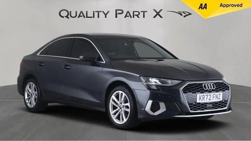 Grey Used 2022 Audi A3 Sport Sedan | £15,671 (Good price) - Image 1/4