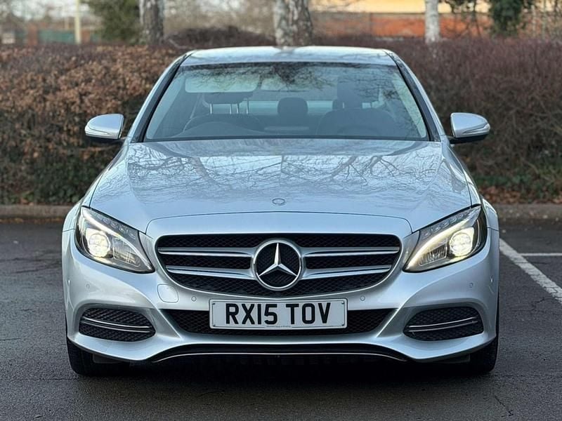 Used Mercedes C220 170 HP (125 kW) 2015 Silver Sedan