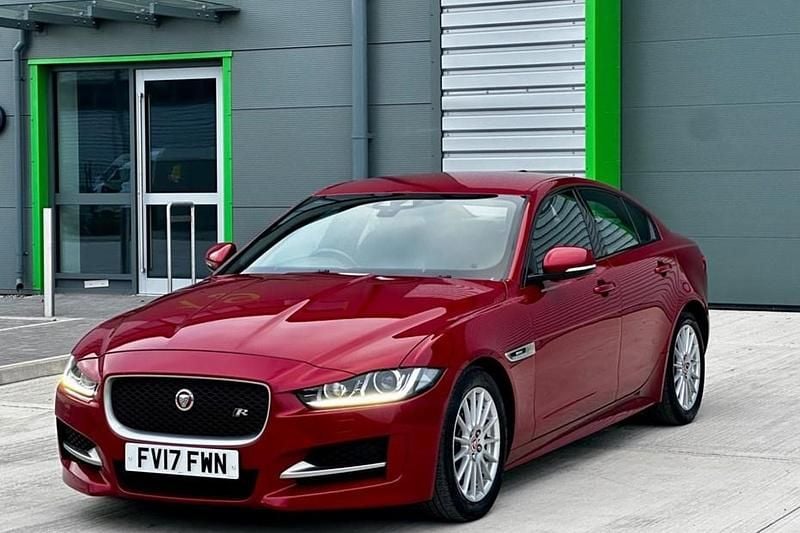 Red Used 2017 Jaguar XE R-Sport Sedan | £9,775 (Good price) - Image 1/1