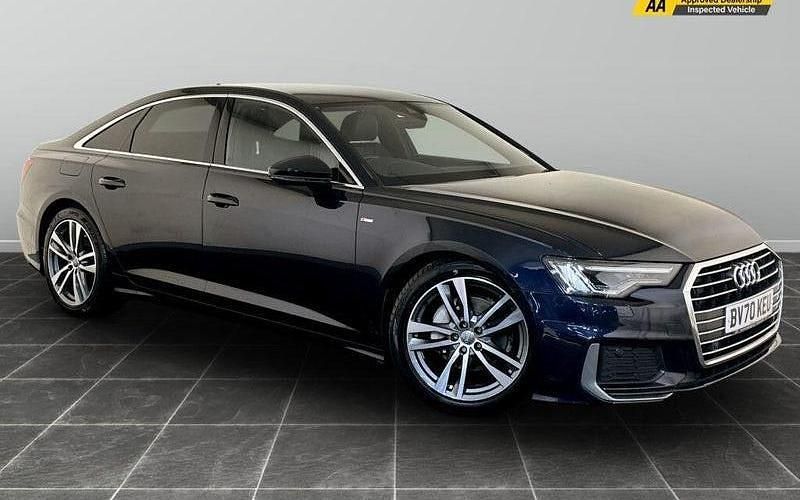 Blue Used 2020 Audi A6 S-Line Sedan | £22,195 (Fair price) - Image 1/2