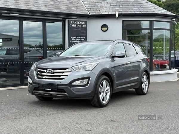 Silver Used 2014 Hyundai Santa Fe Premium SE SUV | £7,995 (Fair price) - Image 1/4