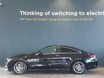 Used Mercedes E350 AMG line 299 HP (219 kW) 2019 Black Coupe
