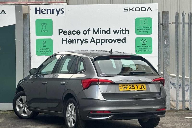 Used Skoda Scala SE 113 HP (83 kW) 2025 Graphite grey metallic Hatchback