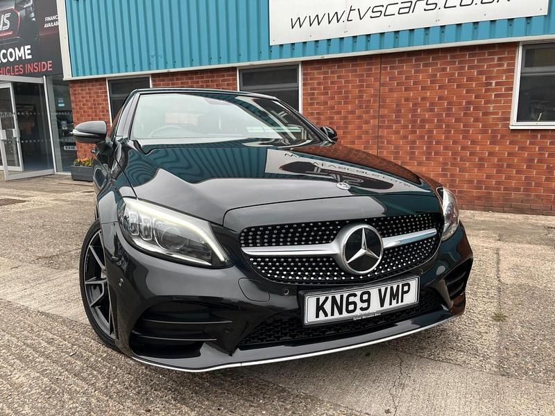 Used Mercedes C300 AMG Line Premium 245 HP (180 kW) 2019 Black Cabriolet