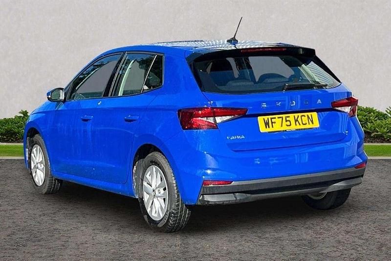 Used Skoda Fabia SE 79 HP (58 kW) 2025 Energy blue Hatchback