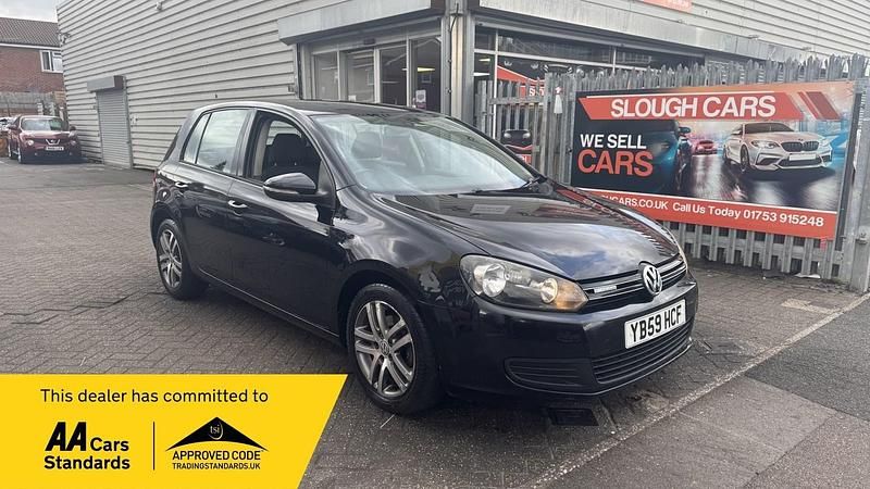 Black Used 2010 VW Golf VI SE Hatchback | £1,395 (Fair price) - Image 1/4
