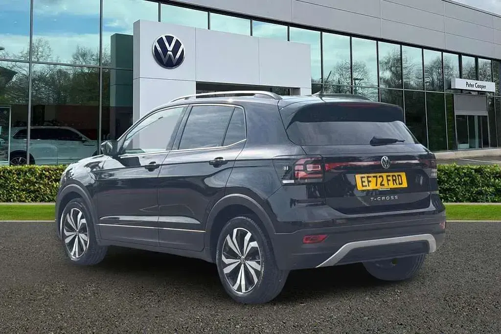 Used VW T-Cross Black Edition 110 HP (80 kW) 2023 Black SUV