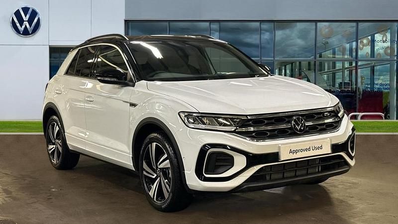 New VW T-Roc R-line 150 HP (110 kW) 2025 Pure white / black SUV