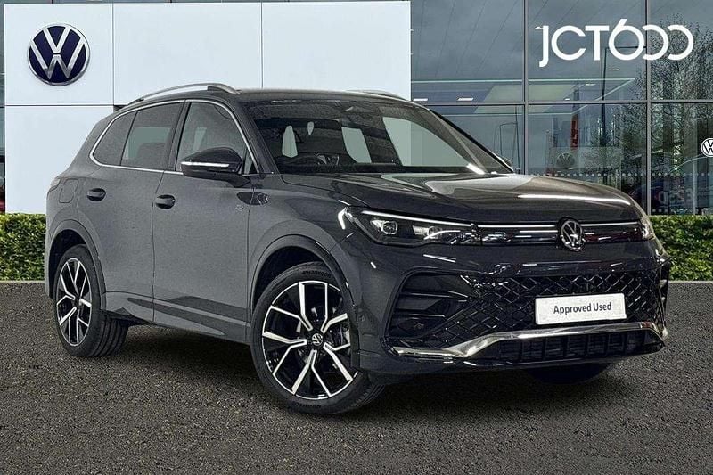 Grey Used 2025 VW Tiguan R-line SUV | £34,905 (A bit pricey) - Image 1/4