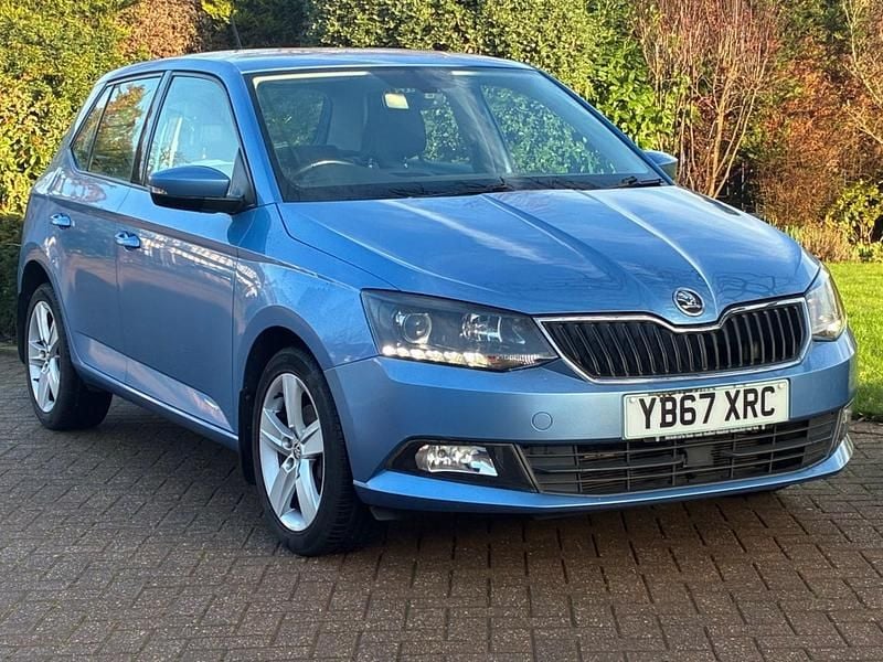 Used Skoda Fabia SE L 2017 Blue Hatchback