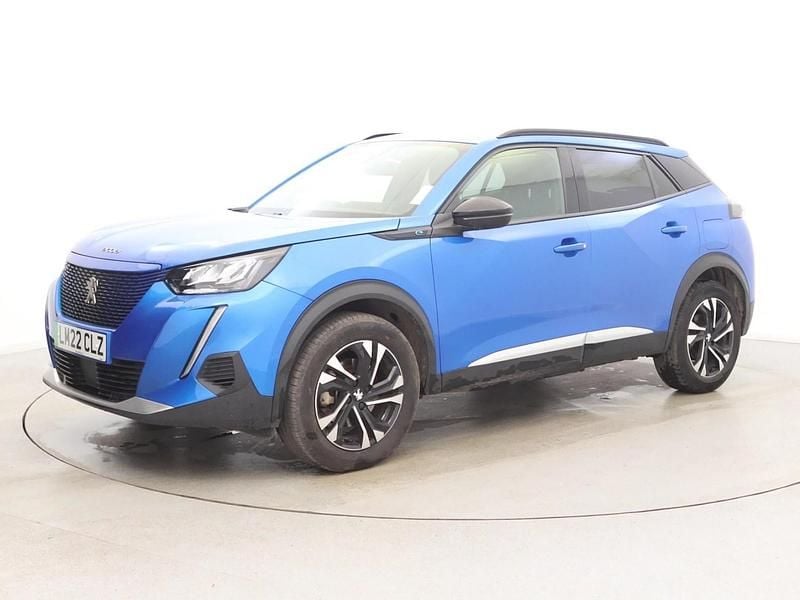 Used Peugeot e-2008 Allure 100 kW (136 HP) 2022 Blue SUV