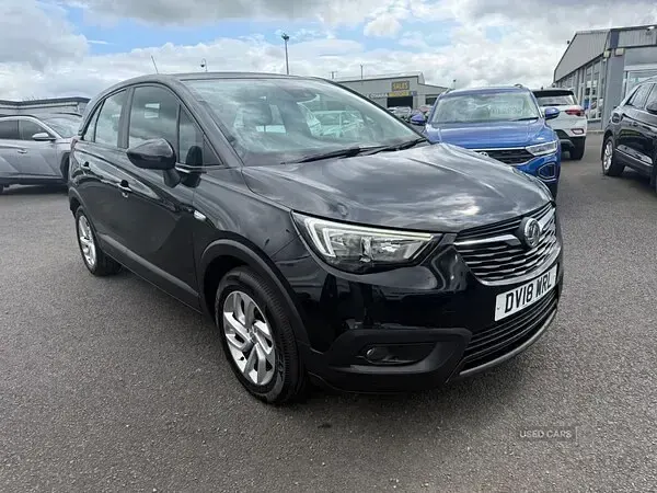 Used Vauxhall Crossland X 81 HP (59 kW) 2018 Black SUV