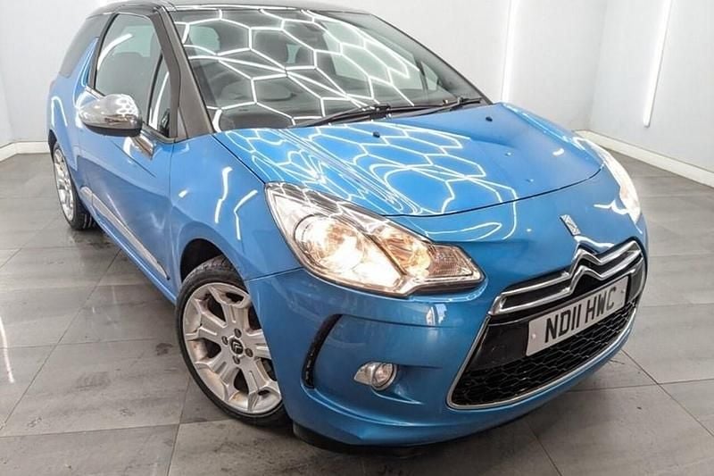 Used Citroën DS3 90 HP (66 kW) 2011 Blue Hatchback