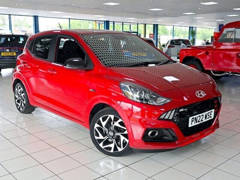 Red Used 2022 Hyundai i10 N Line Hatchback | £13,289 (A bit pricey) - Image 1/4