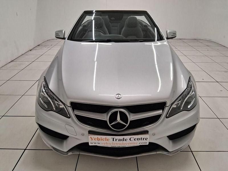 Used Mercedes E250 AMG line 204 HP (150 kW) 2015 Silver Cabriolet