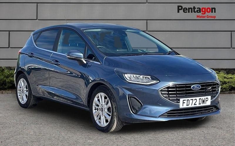 Blue Used 2023 Ford Fiesta Titanium Hatchback | £13,196 (Good price) - Image 1/4