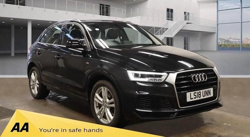 Used Audi Q3 S-Line 150 HP (110 kW) 2018 Black SUV