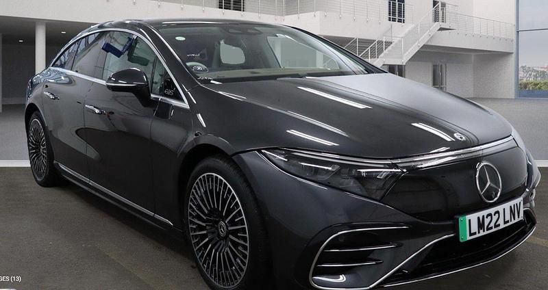 Grey Used 2022 Mercedes EQS450+ AMG Line Premium Plus Sedan | £46,500 (A bit pricey) - Image 1/4