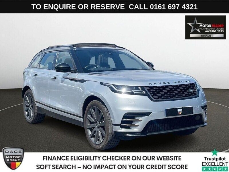 Silver Used 2018 Land Rover Range Rover Velar HSE Dynamic SUV | £21,470 (Fair price) - Image 1/3