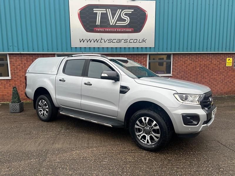 Używany Ford Ranger Wildtrack 2021 Srebrny Pickup