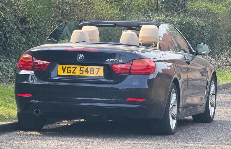 Used BMW 420 2014 Blue Cabriolet