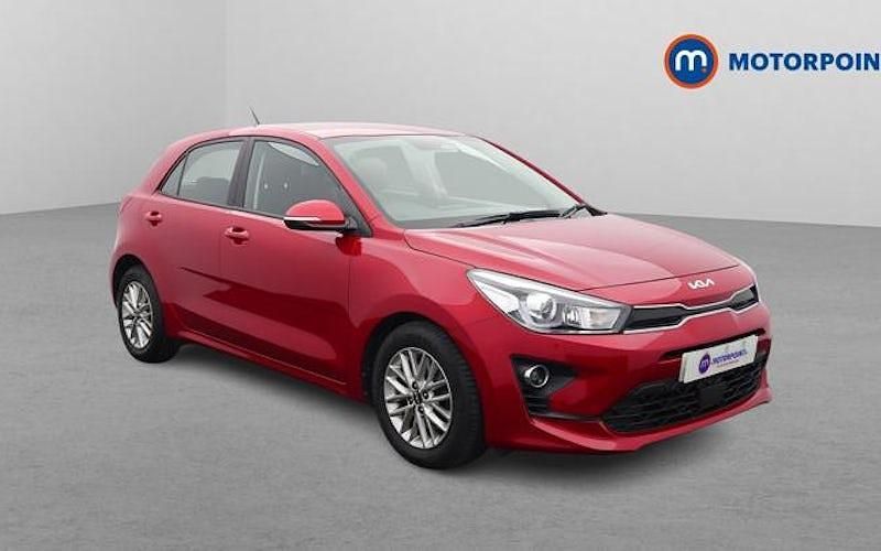 Used Kia Rio 101 HP (74 kW) 2022 Red Hatchback
