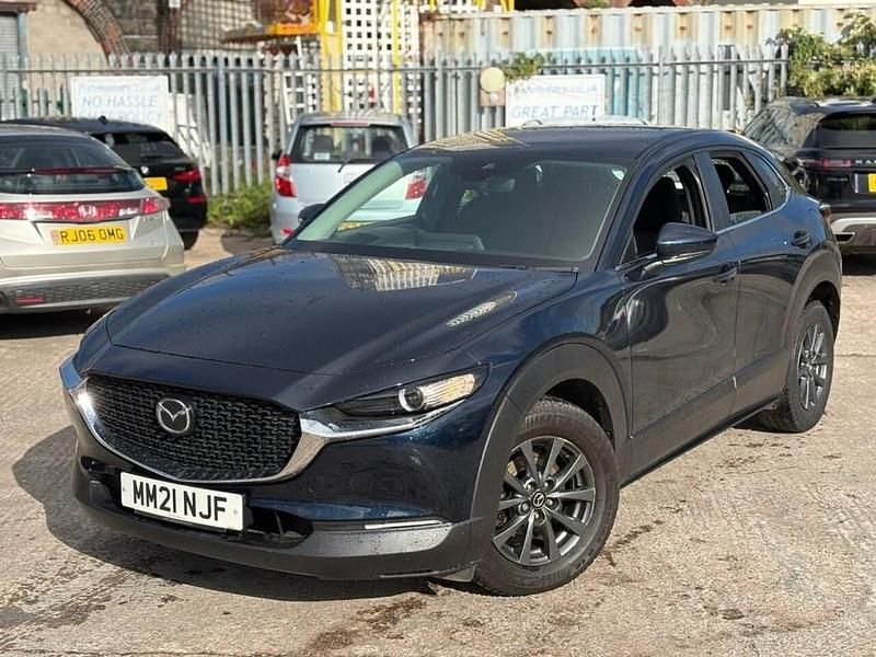 Blue Used 2021 Mazda CX-30 SUV | £13,790 (Super price) - Image 1/3