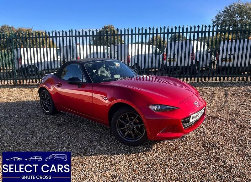 Red Used 2016 Mazda MX5 Inclusive Cabriolet | £11,995 (Fair price) - Image 1/4
