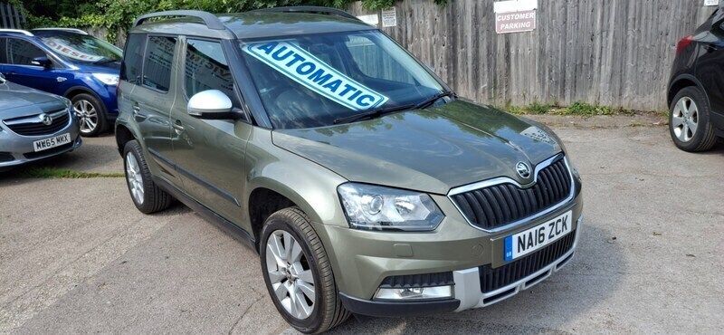 Green Used 2016 Skoda Yeti SE L SUV | £11,295 (Fair price) - Image 1/4