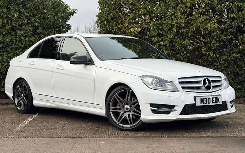 Used Mercedes C220 AMG 170 HP (125 kW) 2012 White Sedan