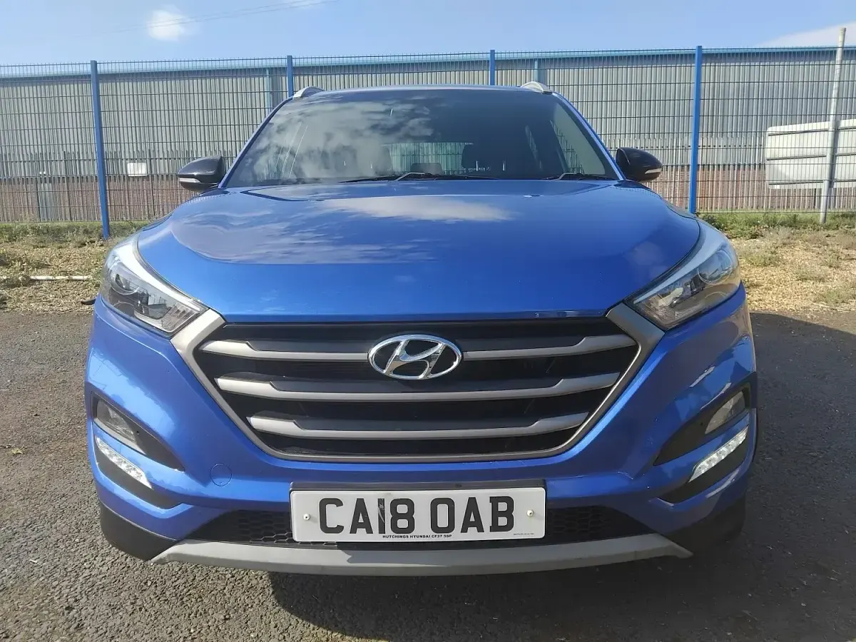 Używany Hyundai Tucson GO! 141 KM (103 kW) 2018 Niebieski SUV
