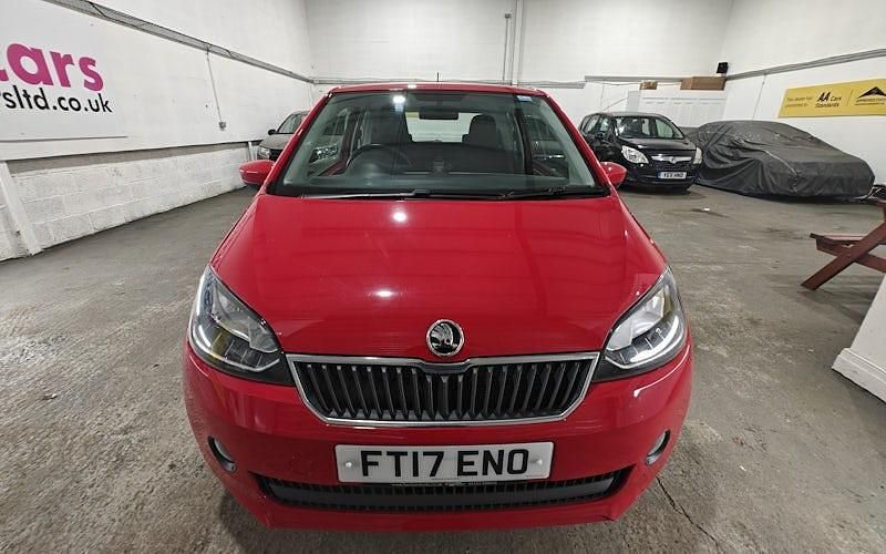 Used Skoda Citigo SE L 60 HP (44 kW) 2016 Red Hatchback