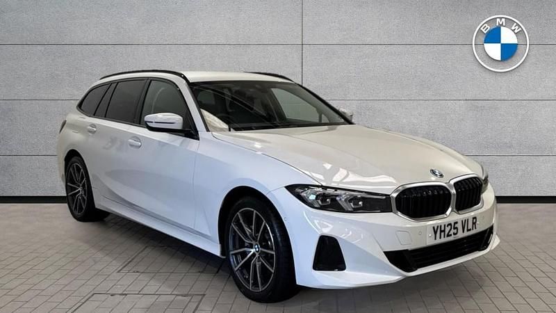 White Used 2025 BMW 330e Sport Line Estate | £31,250 - Image 1/4