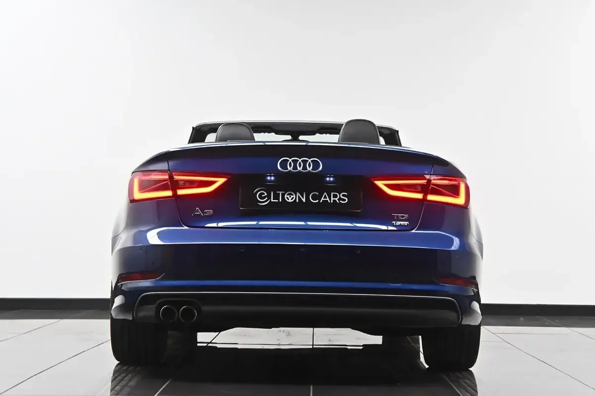 Used Audi A3 Cabriolet S-Line 150 HP (110 kW) 2015 Blue Cabriolet