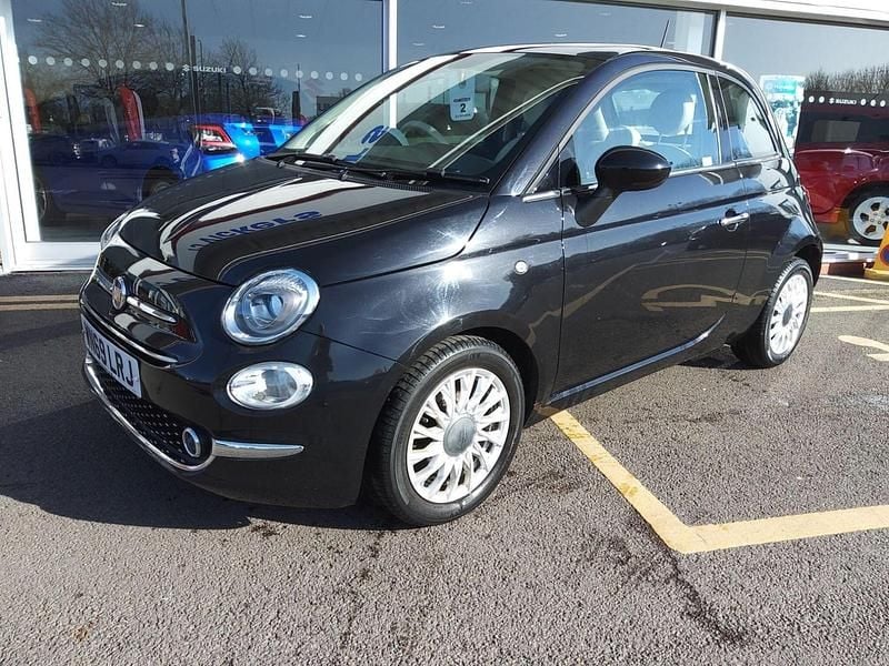 Used Fiat 500 Lounge 85 HP (62 kW) 2019 Black Hatchback