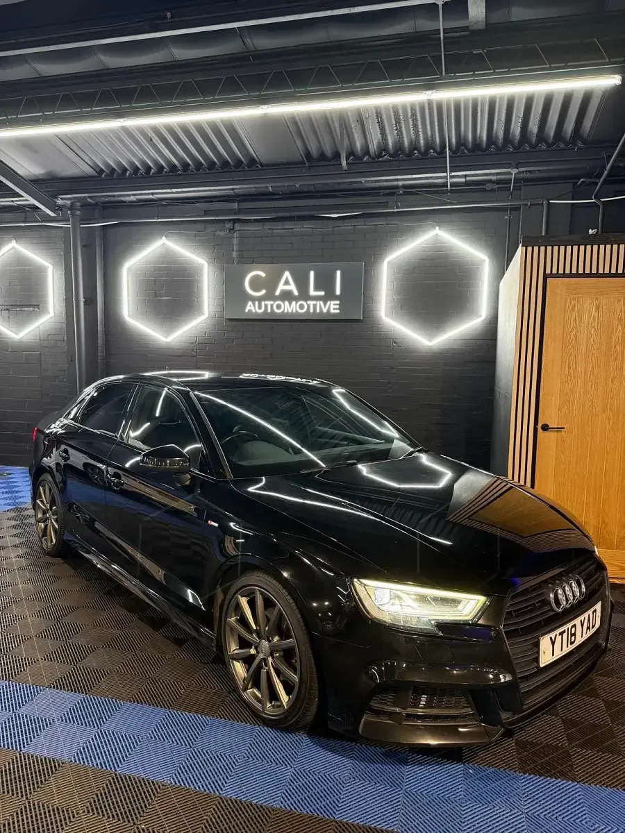 Used Audi A3 Black Edition 150 HP (110 kW) 2018 Black Sedan