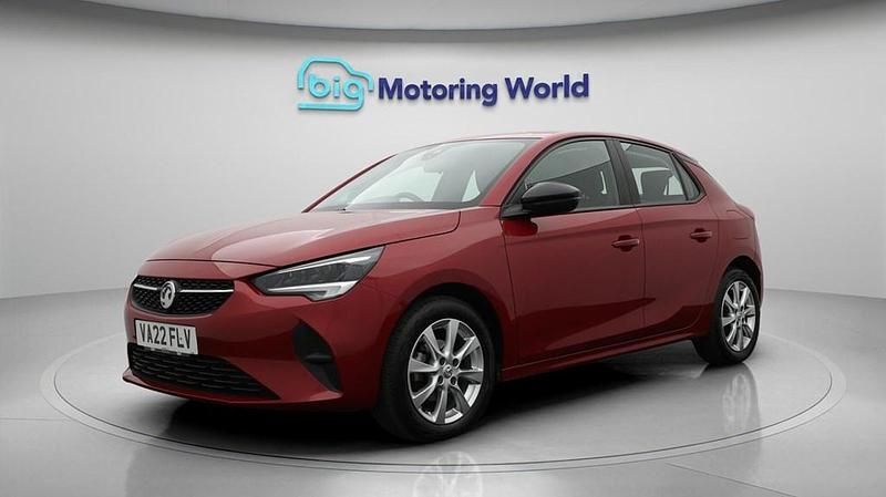 Used Vauxhall Corsa Design Edition 75 HP (55 kW) 2022 Red Hatchback