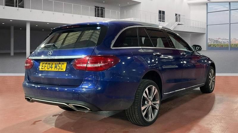 Used Mercedes C350e Premium Plus 2016 Blue Estate