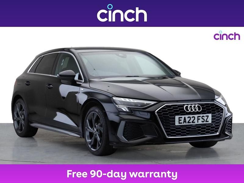 Black Used 2022 Audi A3 S-Line Hatchback | £19,499 (Fair price) - Image 1/3
