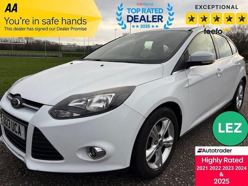 White Used 2013 Ford Focus Zetec Hatchback | £2,995 (Good price) - Image 1/3