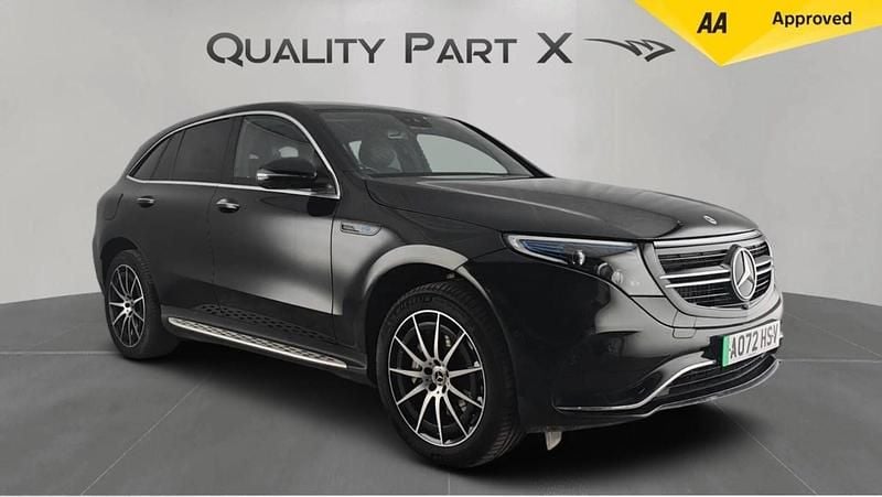 Black Used 2022 Mercedes EQC400 AMG line SUV | £23,640 (Good price) - Image 1/4