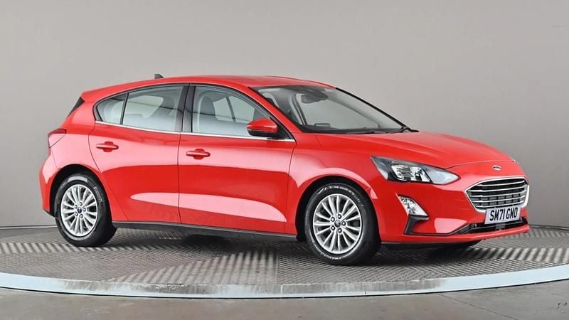 Red Used 2022 Ford Focus Titanium Hatchback | £12,498 (Super price) - Image 1/4