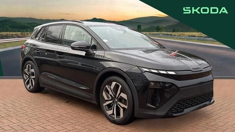 Black Used 2025 Skoda Elroq SportLine SUV | £32,151 (Fair price) - Image 1/3