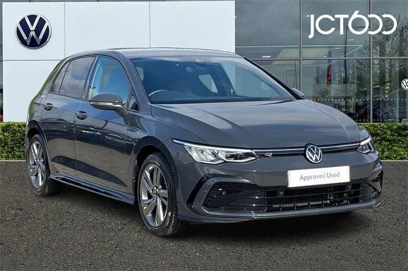 Grey Used 2022 VW Golf VIII R-line Hatchback | £20,232 (Fair price) - Image 1/4