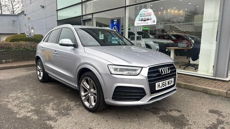 Used Audi Q3 S-line plus 150 HP (110 kW) 2016 Bright silver SUV