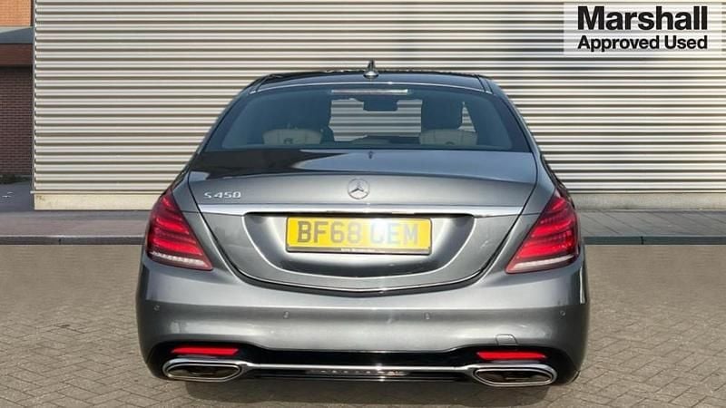 Used Mercedes S450 AMG line 367 HP (269 kW) 2018 Selenite grey metallic Sedan